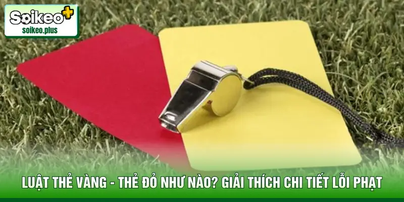 Luật Thẻ Vàng - Thẻ Đỏ Như Nào? Giải Thích Chi Tiết Lỗi Phạt
